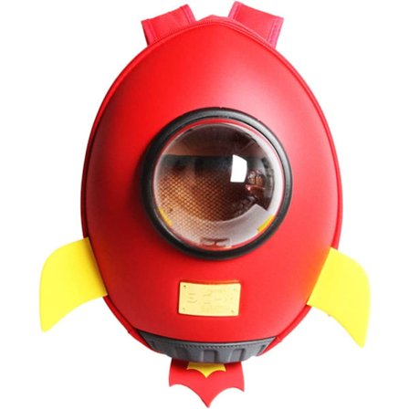 3D-rakettireppu lapsille sopii 1-6-vuotiaille pojille ja tytöille, ulkoilureppu lapsille on vedenpitävä