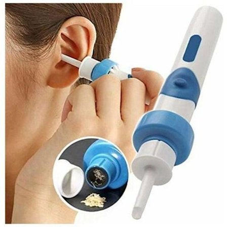 Automatic Ear Cleaner, Electric Vacuum Earwax Suction Device, Ear Pick Cleaning Tool Set for Adults, Children (Battery Included)