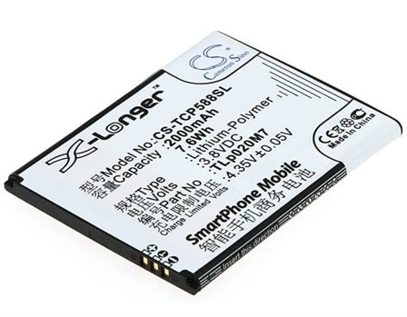 Batteri till SmartPhone, Mobil för TCL TCL P588, P588L