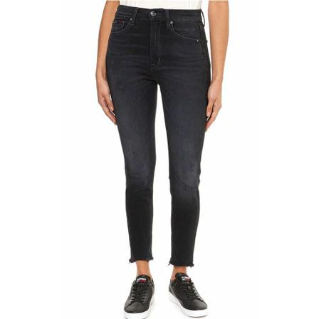 Tommy Hilfiger Women& Sylvia Hr Spr Skny Ankle Jeans , Zwart , Dames , Maat: W28