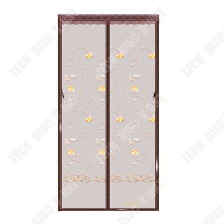 Insektsnät dörrgardin - TD - 120x220cm - Myggsäker - Mjuk gas - Inomhus