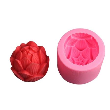 3D Rosform i Silikon: Bakning, Ljus & Mer Rosa