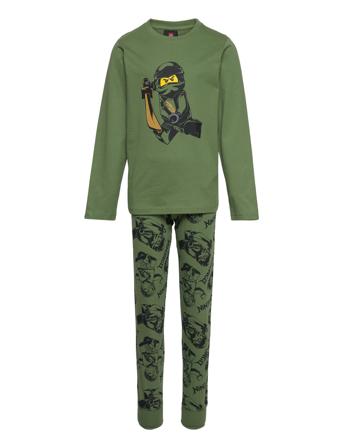Lwalex 611 - Pyjamas Pyjamas Sett Kakigrønn LEGO Kidswear*Betinget Tilbud