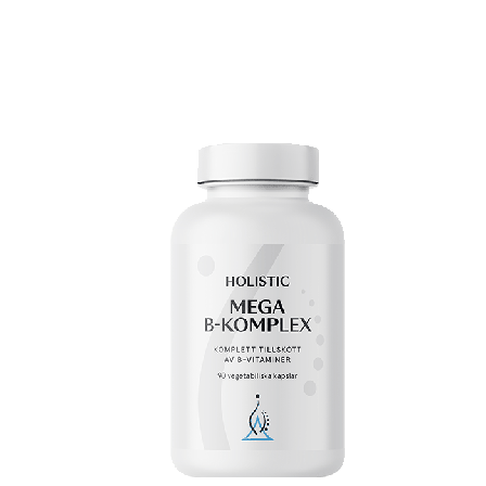 Holistic Mega B-komplex, 90 kapsler