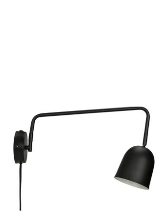 Manchester Væglampe Sort Home Lighting Lamps Wall Lamps Sort Dyberg Larsen