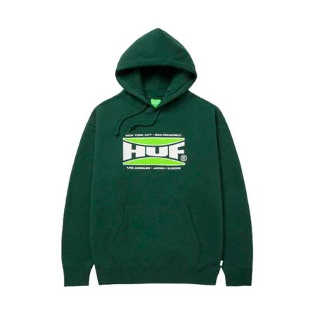 Huf, Hoodies Groen, Heren, Maat:XL
