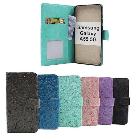 Flower Standcase Wallet Samsung Galaxy A55 5G