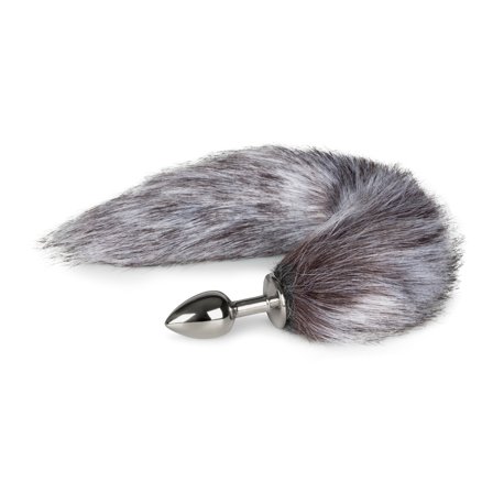 Easy Toys: Fox Tail Plug No.5 -Silver