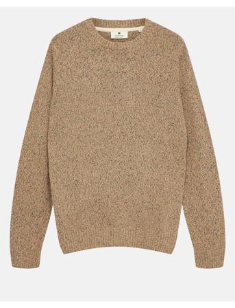 Aksune Space Yarn Crew Neck Anerkjendt Beige