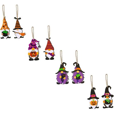 8 kpl Halloween-riipusrekvisiittaa - Mini-riippukoriste