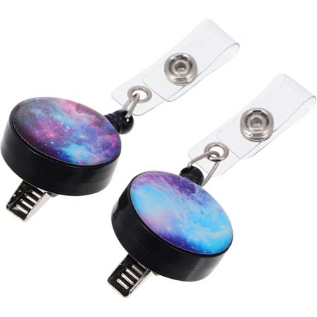 2 st lätta att dra spänne Retractable id Badge Holder Retractable Badge Reel Namn Badge Reel Badge Reel Clip Namn tagg Clip id Alligator Clip 3.2cm