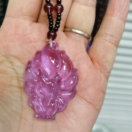 Fox Queen halsband nio-tailed Fox hängsmycke medellånga Lycka till