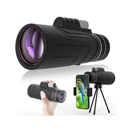 Monokulärt Teleskop 12X50 Vattentätt Starscope Monokulär HD Bak4 Prisma för Målskytte Jakt Fågelskådning YEMAESRE