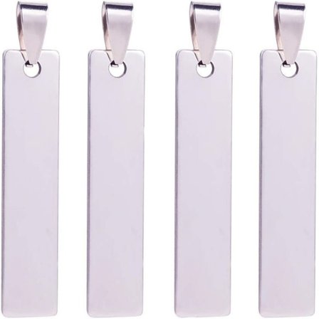 Rektangulära stämplingsämnen, rostfritt stål