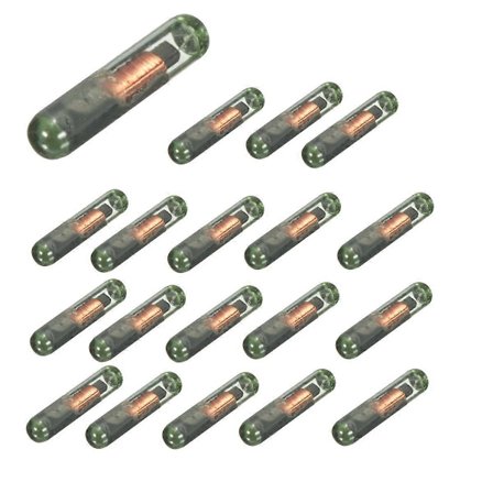 20 st ID48 transponderchip ID 48 Bilnyckel Glaschip Blank Auto transponderchip ID 48 Upplåsningschip