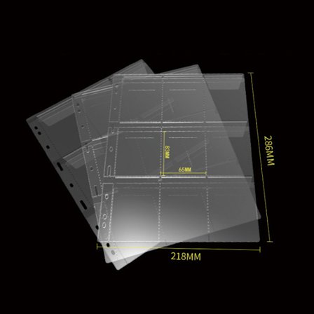 9/12 Grids Classic Plastic Mynthållare Ark Förvaring Collection