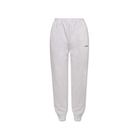 Helmut Lang Sweatpants with logo , Grijs , Heren , Maat: XL