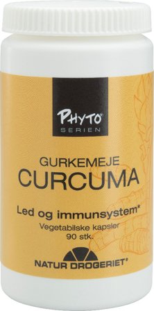 Natur Drogeriet Curcuma m. gurkemeje 495 mg 90 kaps., Helse & Madvarer, Kosttilskud, Øvrige Kosttilskud