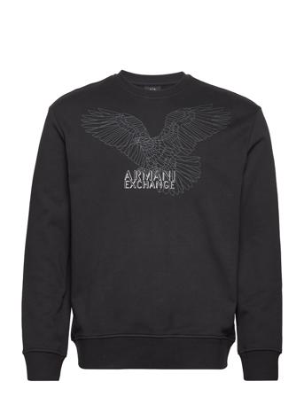 Sweatshirts Svetari Collegepaita Musta Armani Exchange
