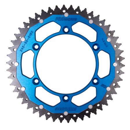 Couronne Proworks Interlink Bleue - Yamaha WR 400F 1998-2000