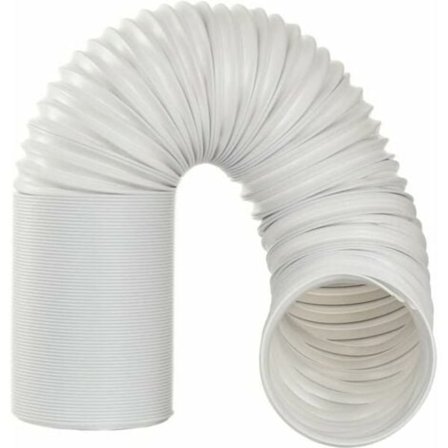Ulisem 2m PVC Slange for Mobil Aircondition, Fleksibel Avtrekksslange for Montering i Retning Mot Klokken, Ø13CM..ca