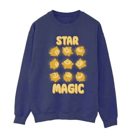 Wish Dam/Dam Star Magic Tile Sweatshirt 5XL Marinblå