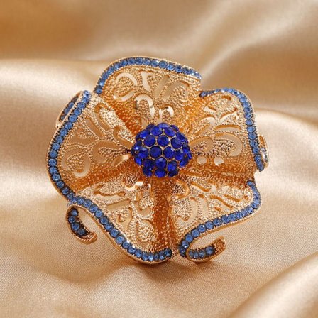 Öppna Ring Stor Blomsterring 4 4