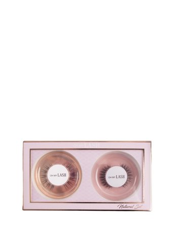 Oh My Lash Oh My Lash Faux Mink Strip Lashes Natural Set - Black - 4 pcs