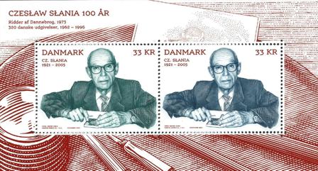 Danmark 2021 - Cz. Slania 100 år - Postfrisk miniark