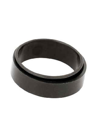 by BILLGREN Charles | Stressring Ringar Herr Svart 1,8 cm