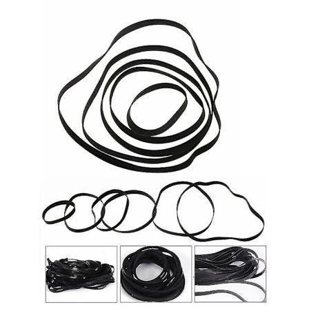 4mm Kassett Blandet Gummibelte Kassettspiller Teipmaskin Beltesett Om 50 Stk