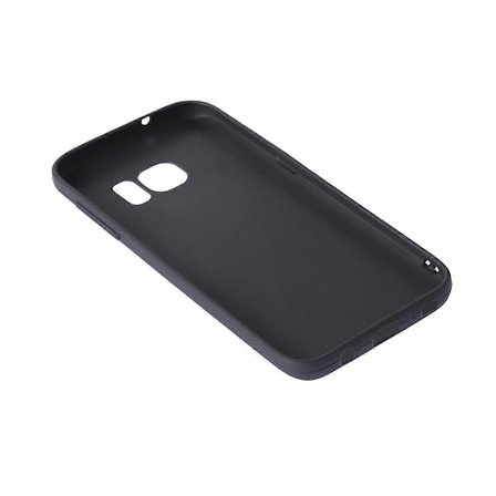 Stødsikkert telefoncover, sort, frostet tekstur til S7, beskyttelse, 1 stk. [DB]