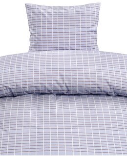 Sengesæt Rumba med striber 2 dele Blå