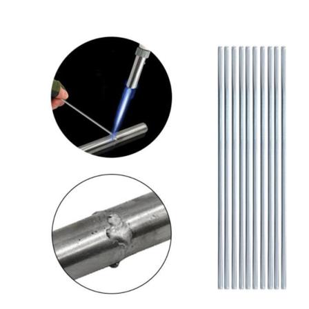 Aluminium Svetsstänger Silver 500 X 2 Mm 10 Styck