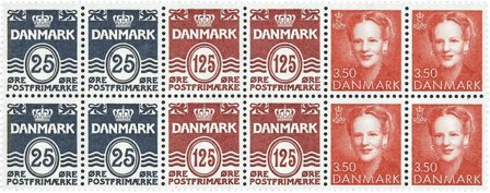 Danmark 1991 - AFA HS 16 - Dobbelt hæfteark - Postfrisk