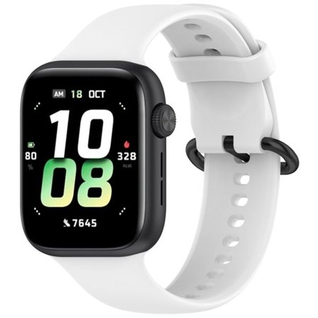 Silikonarmbånd til Honor Watch 5 - Hvit