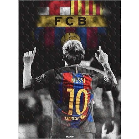 Træpuslespil, Boligindretning, FC Barcelona Fodboldklub Lionel Messi, Træpuslespil til Voksne og Børn, Unikke Gaver [YATOY]