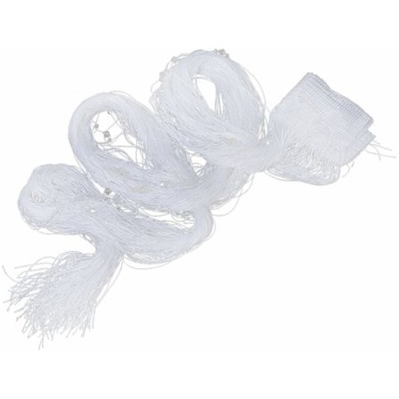 Trådperler reb dør vindue frynser gardin transparent gardin 200X100cm hvid