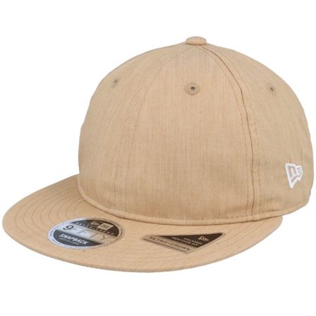 New Era - Beige snapback Keps - Chambray 9FIFTY Stone Strapback @ Hatstore