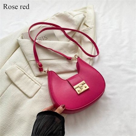 Axelväska Crossbody-väska ROSE RED