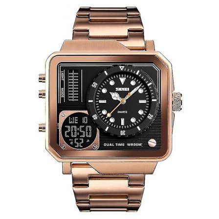 Skmei 1392 Outdoor Sports Watch - Rose Gold - Fashionable Rose Gold Outdoor Sports Watch By Skmei