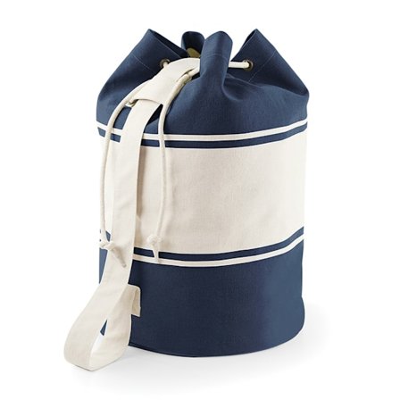 Quadra Canvas Duffelväskor - 30 Liter One Size Fransk Marinblå/Vit