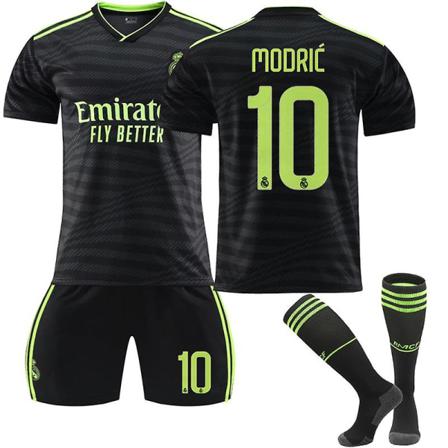 Ny säsong 22-23 Real Madrid bortafotbollströja MODRIC 10 Kids 22(120-130CM)