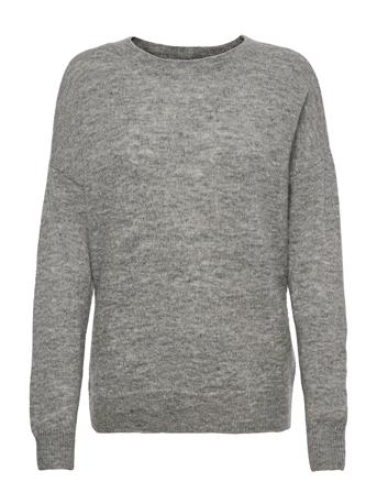 Femme Mohair O Pullover Grey MOSS COPENHAGEN