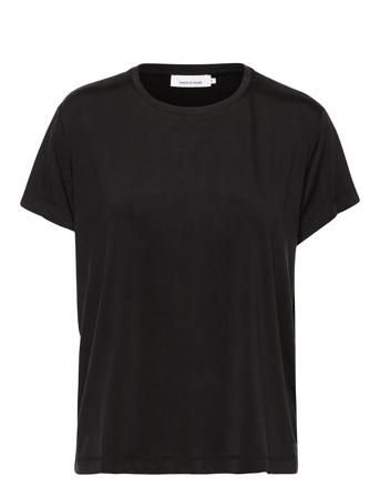 Siff Tee 6202 T-shirt Top Sort Samsøe Samsøe