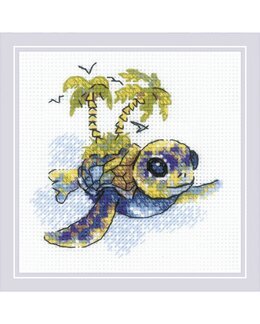 Stickpackung Bild Schildkröte