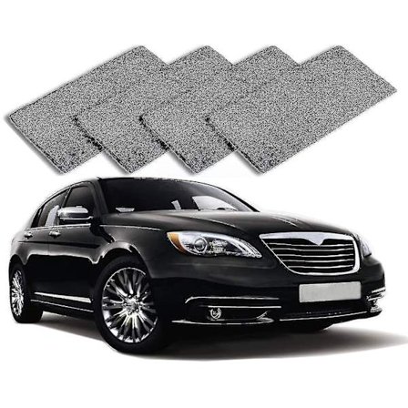 Nano Sparkle Cloth (grå 4 stk) 2022 Nano Sparkle Cloth til bilridser Nano Magic Cloth Reparer nemt lakridser