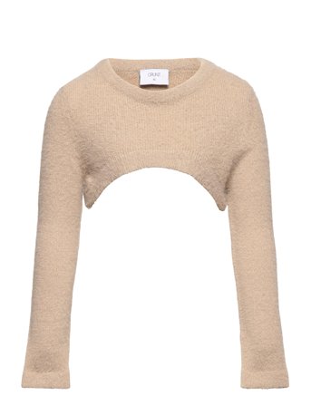 Wicklow Tee Pullover Beige Grunt*Betinget Tilbud
