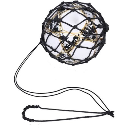 Fodboldtræningsnet - Sort træningstilbehør, bærbart og holdbart til at øve fodboldspark