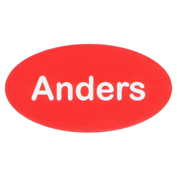 Navneskilt nål - eget navn